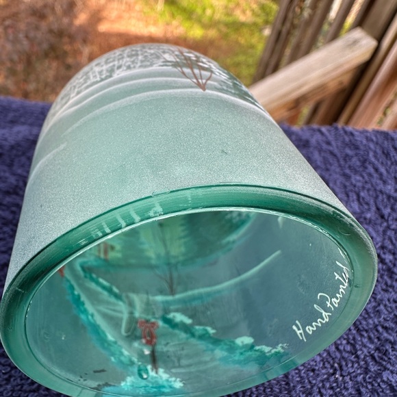 Fenton Scenic Winter Hand Painted Fairy Light - Picture 7 of 11